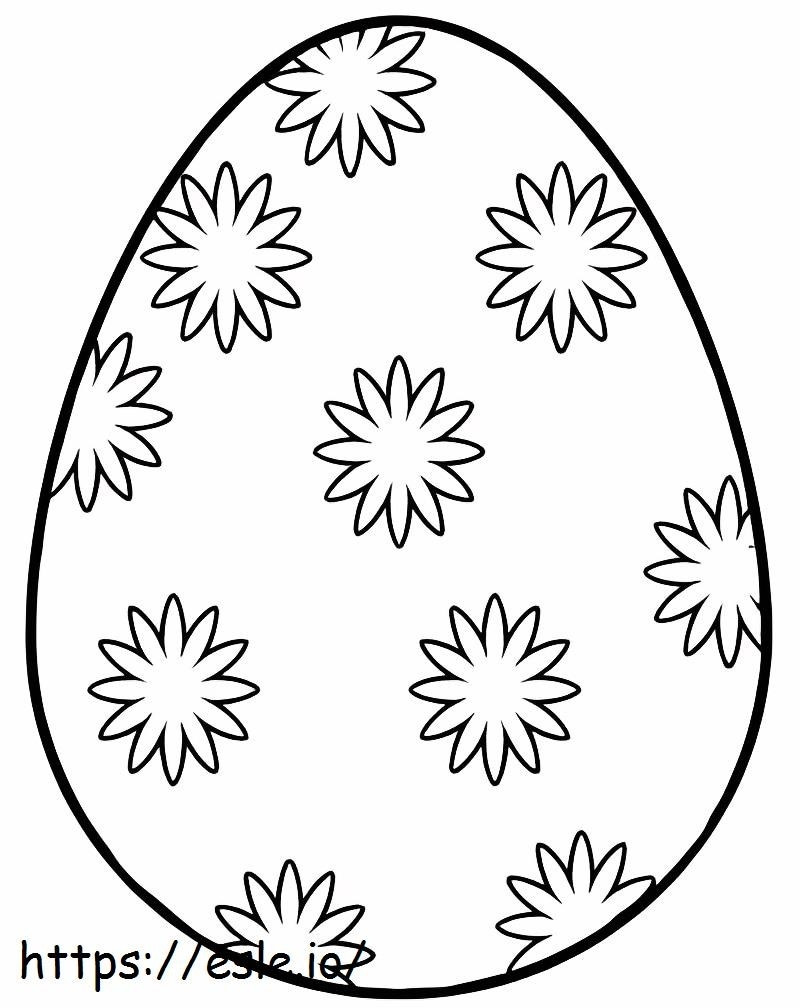 卵が二つ ぬりえ - 塗り絵