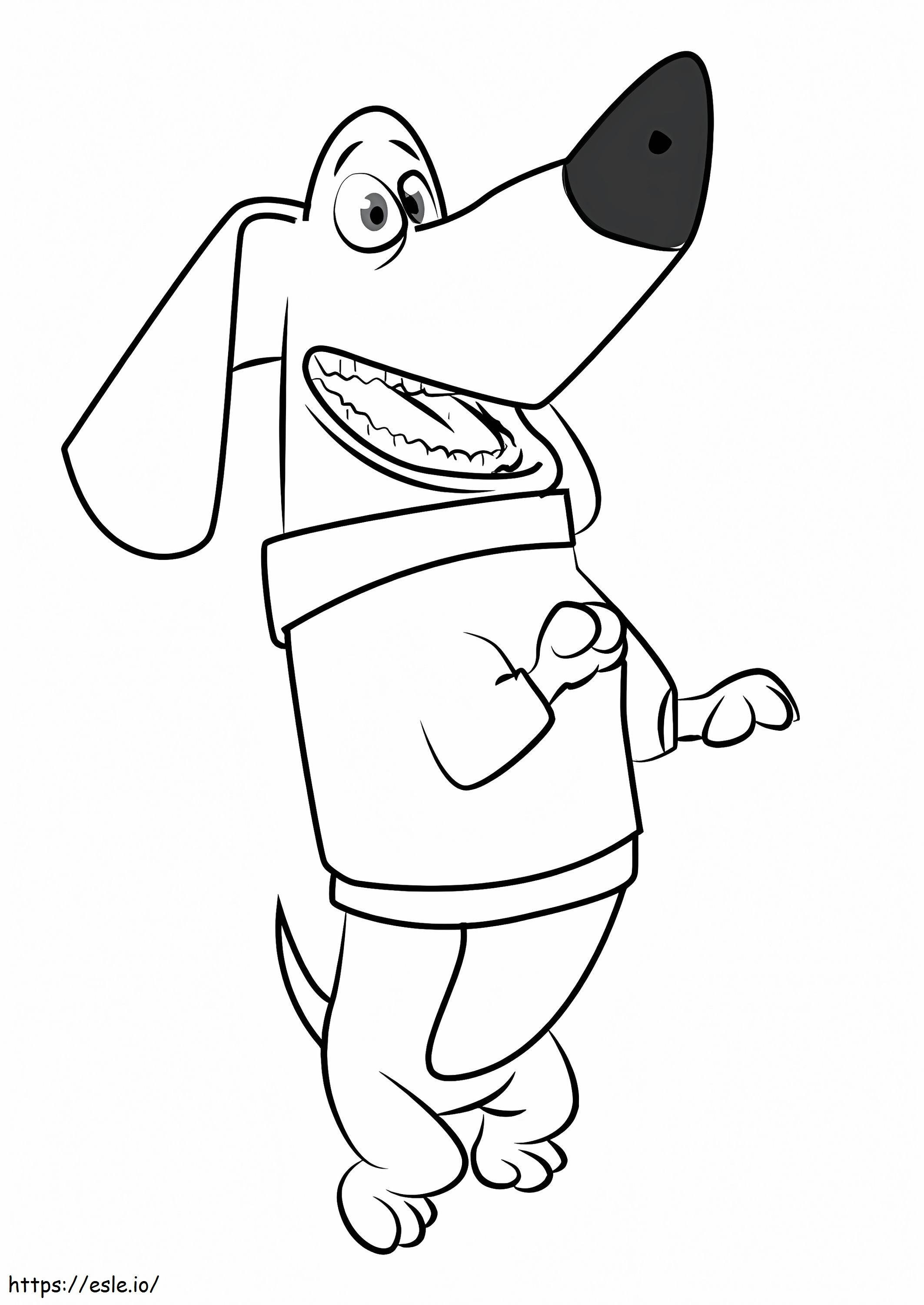 Maroon coloring page