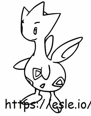 Togetic coloring page