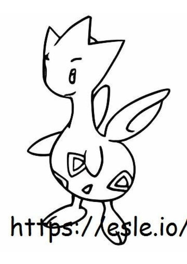 Togetic coloring page