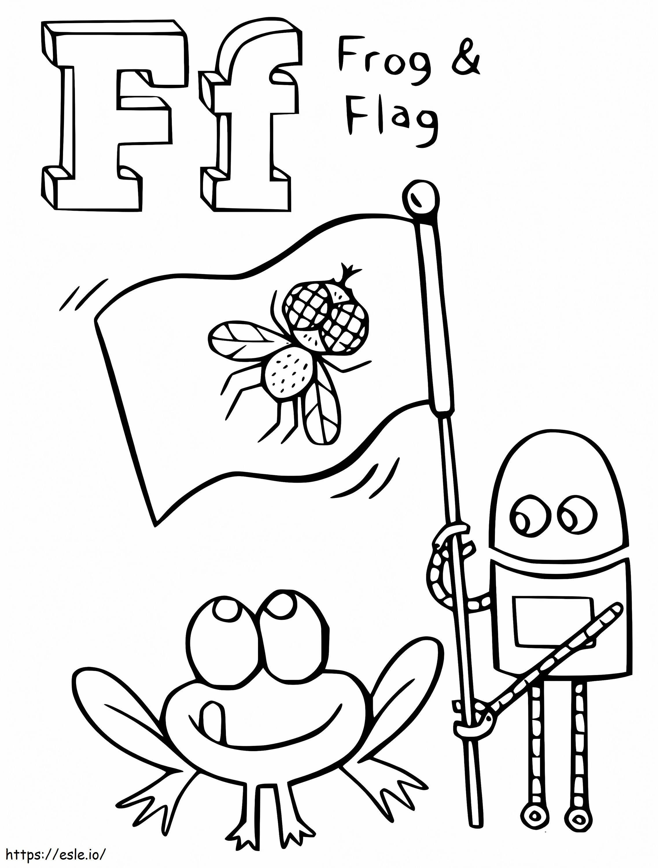 StoryBots Letter F coloring page