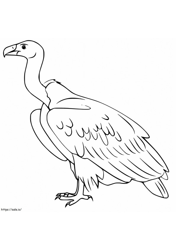 Vultur normal de colorat