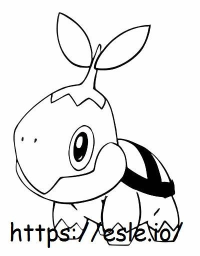 Turtwig coloring page