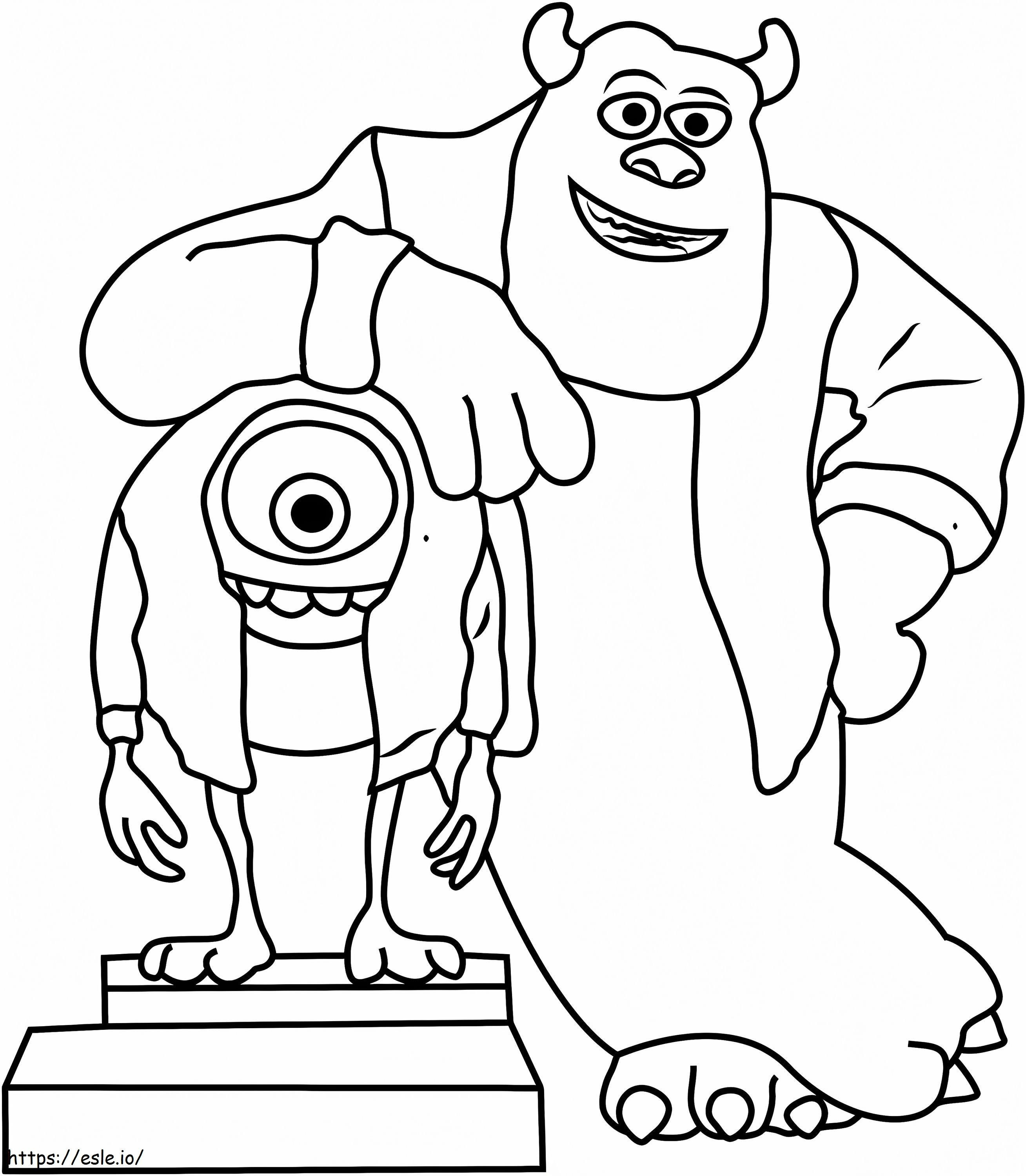 Monsters Inc Coloring Page - monsters inc sulley
