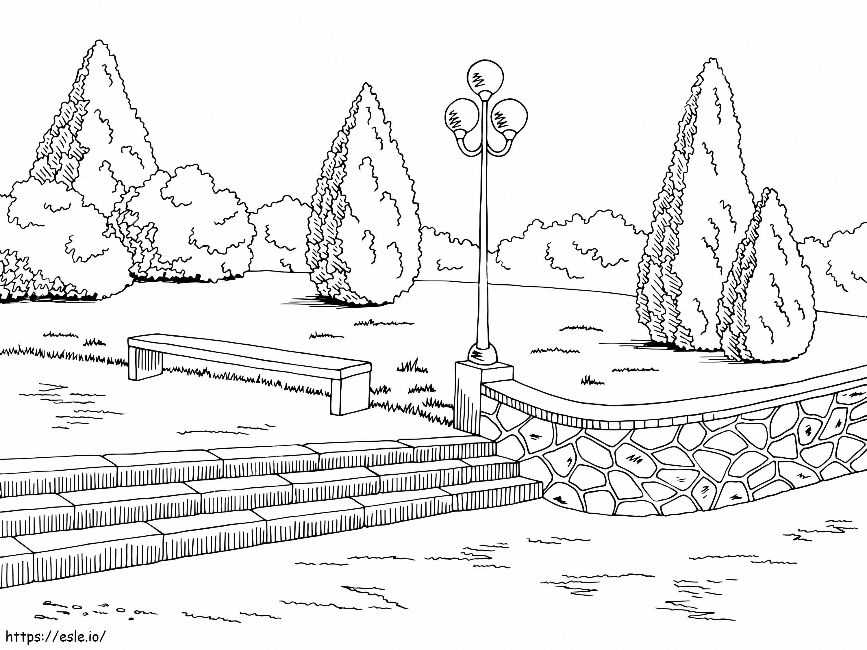 Park For Kid coloring page