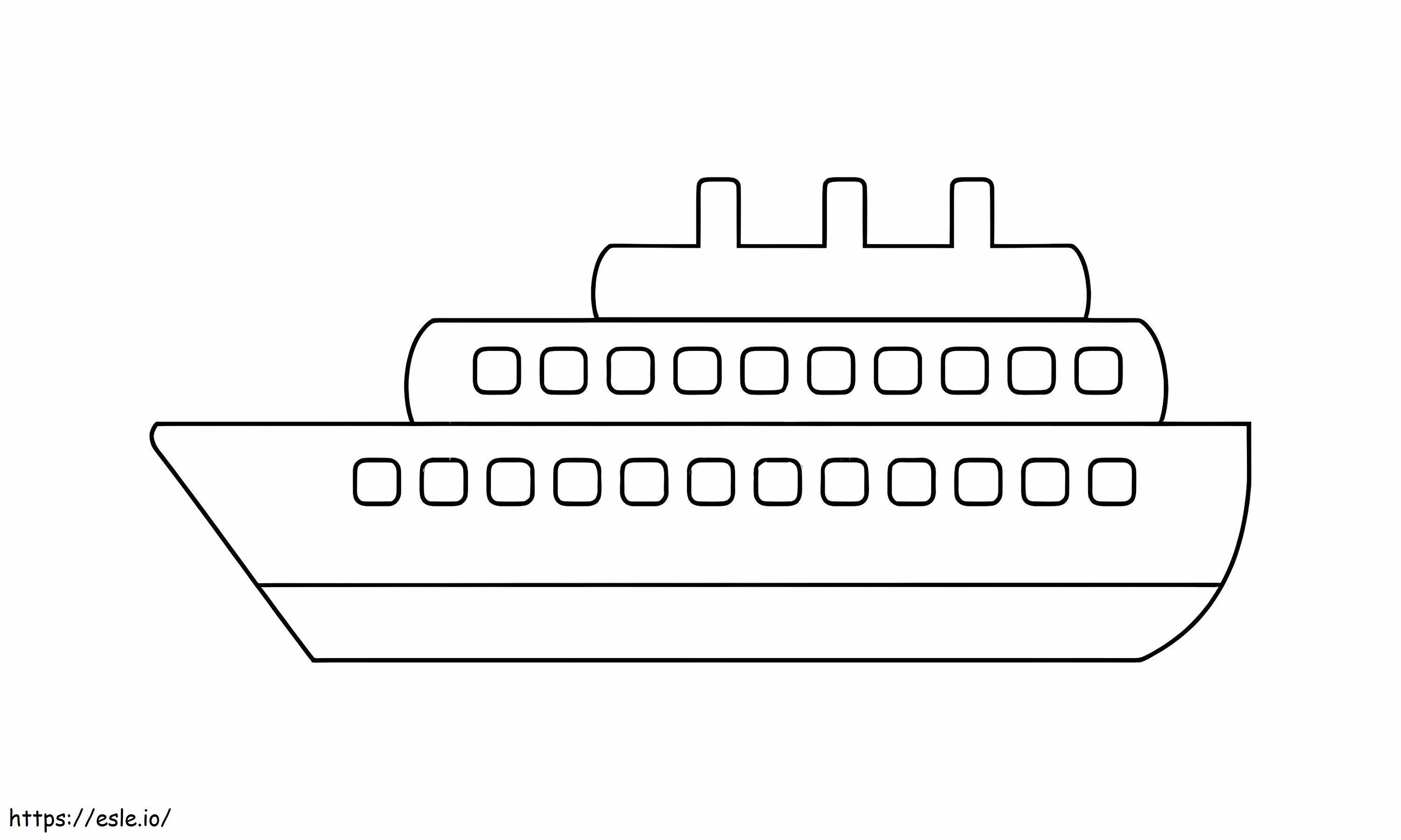 Easy Shipping coloring page