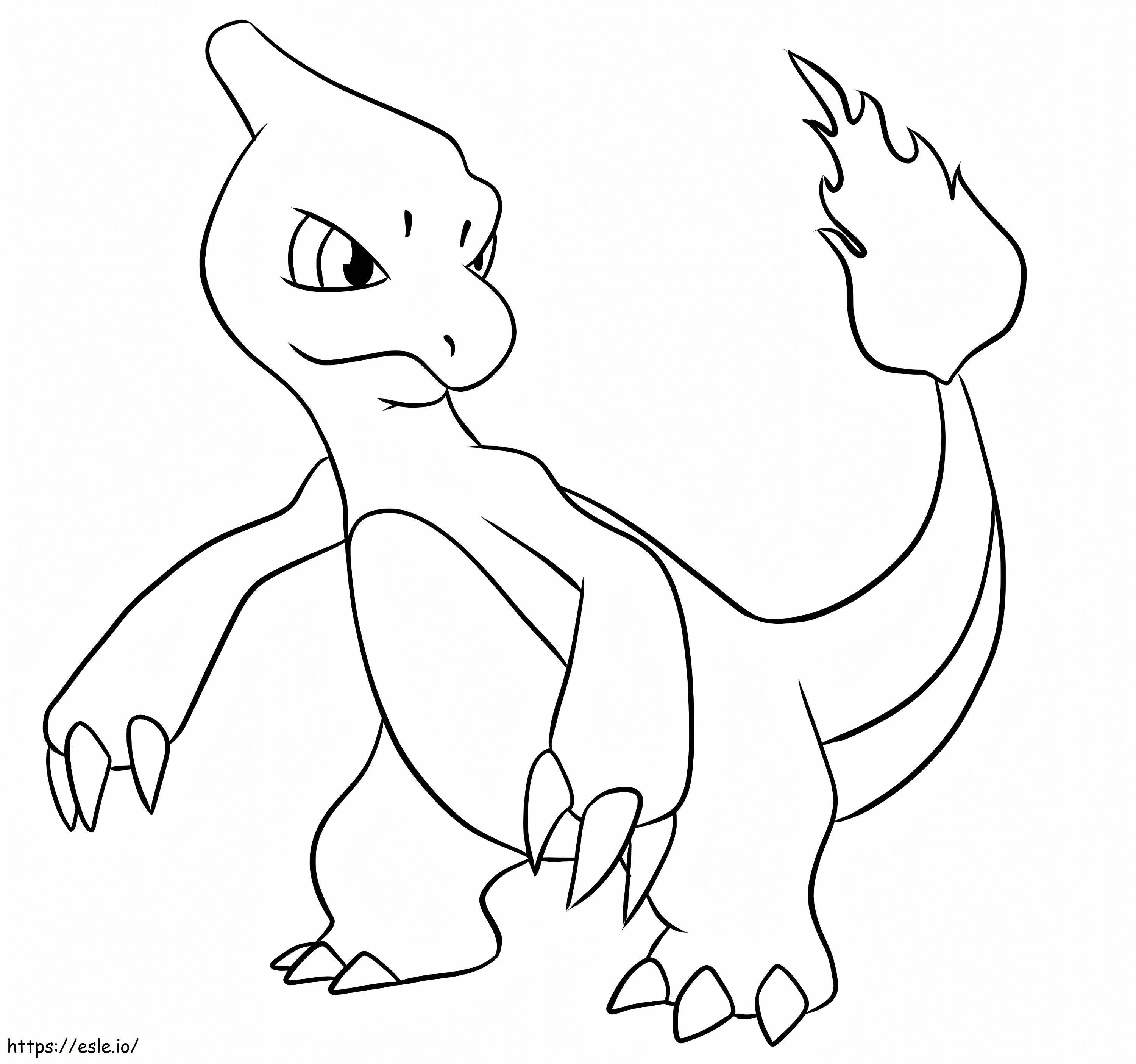 Charmeleon 1 coloring page