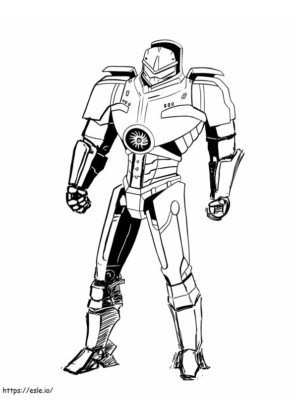 Pacific Rim Jaeger coloring page