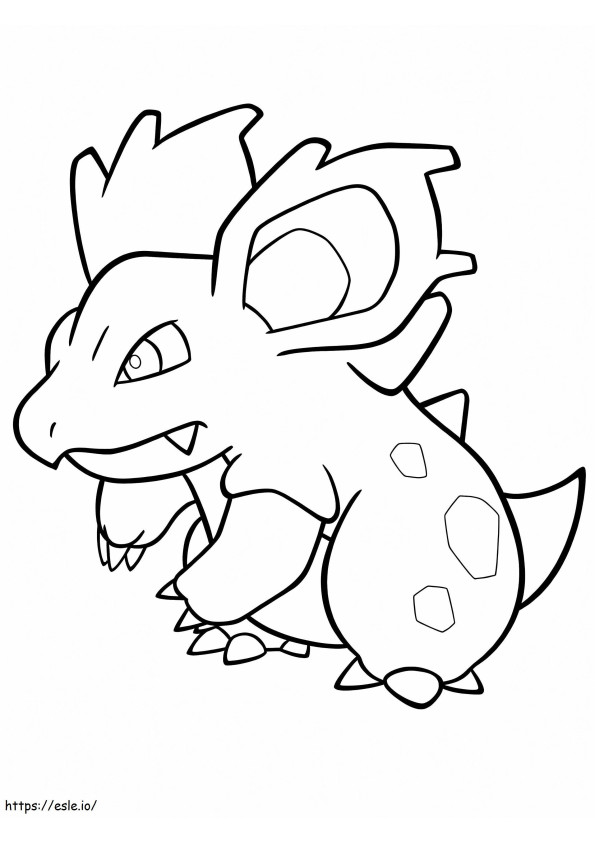 Pokémon Nidorina värityskuva