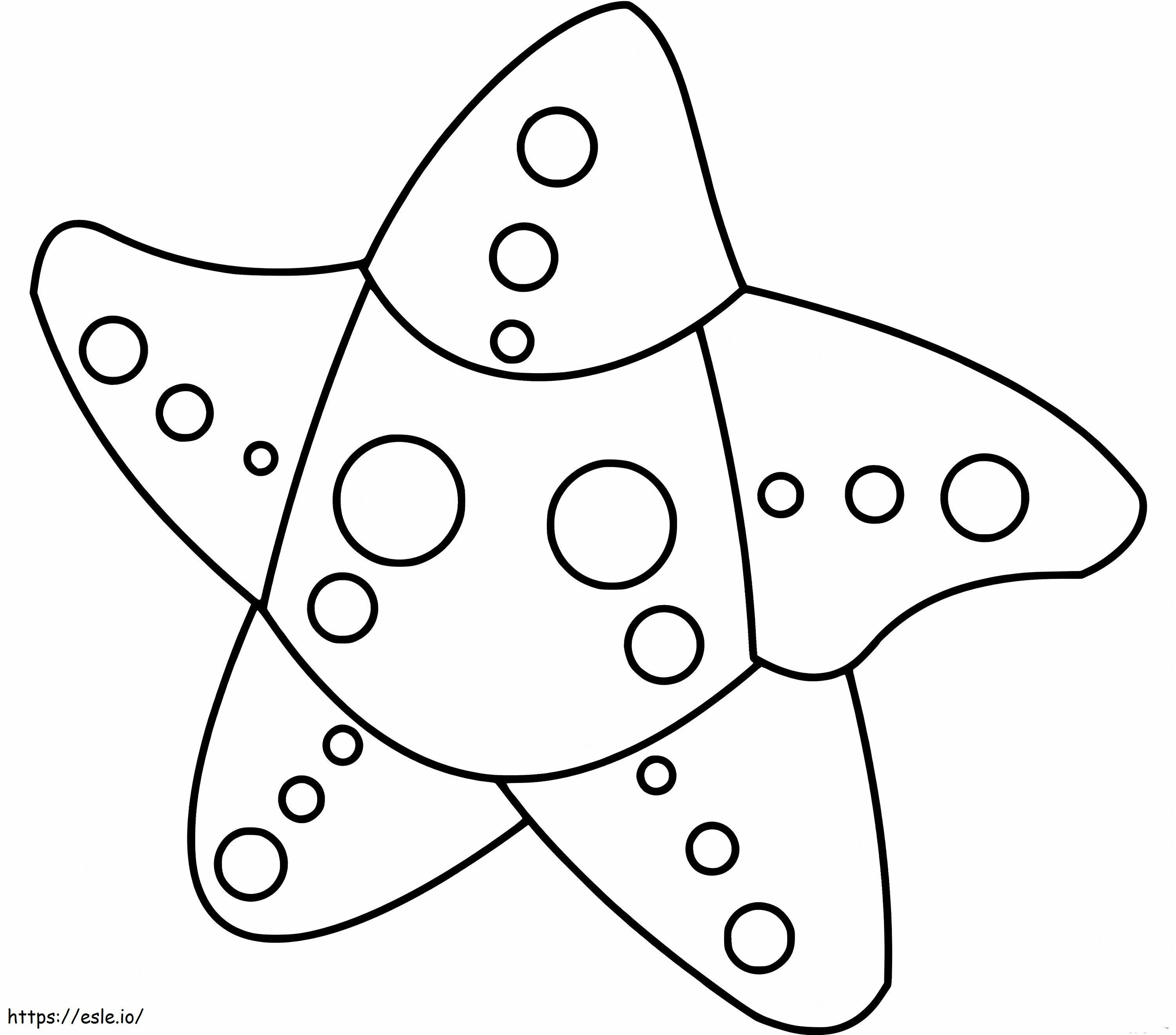Roblox Adopt Me Starfish coloring page