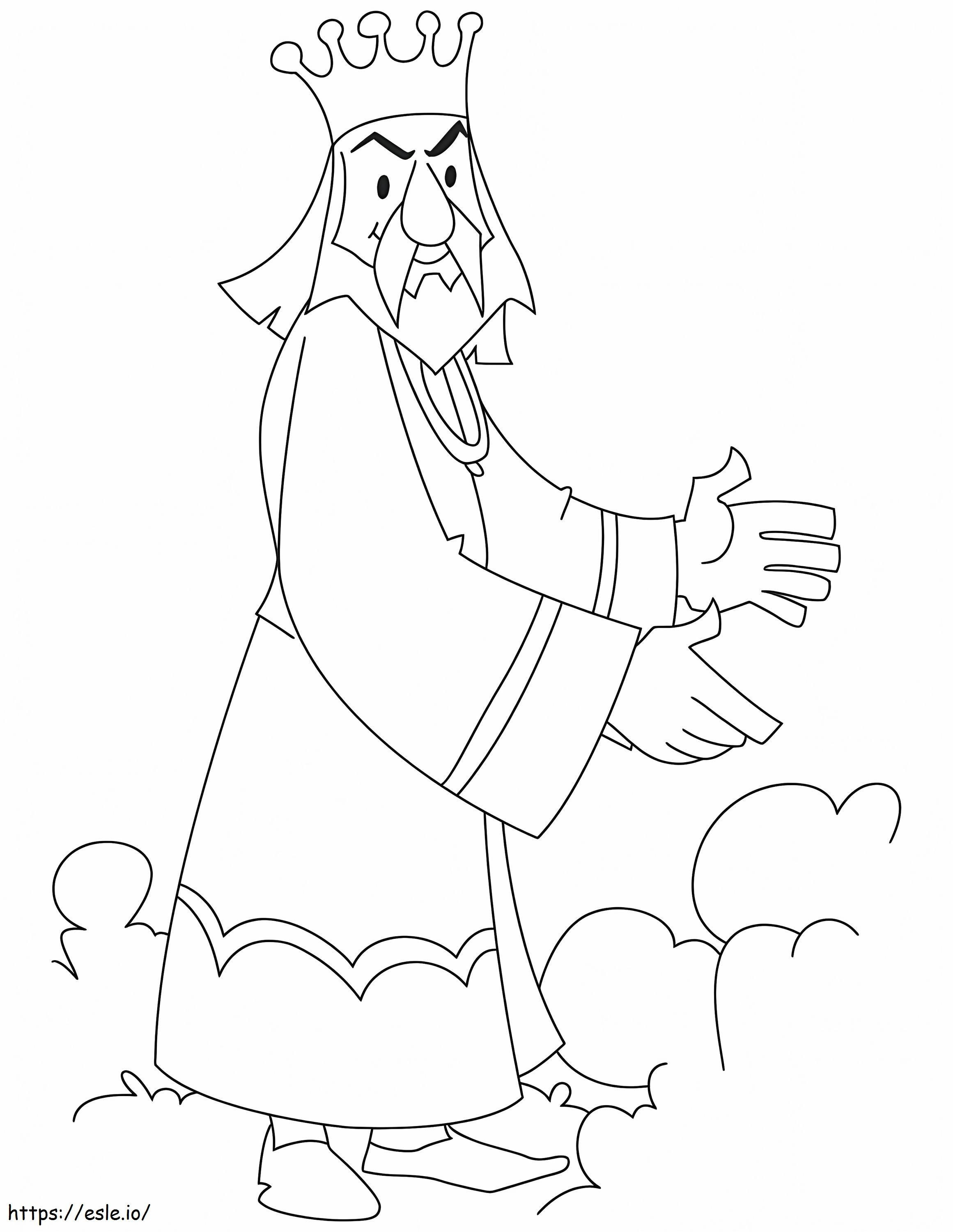Evil King coloring page