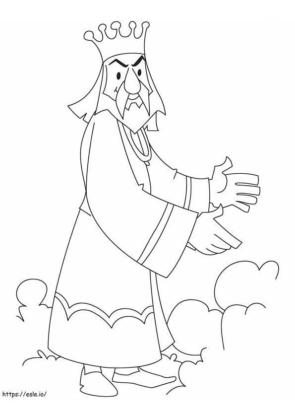 Evil King coloring page