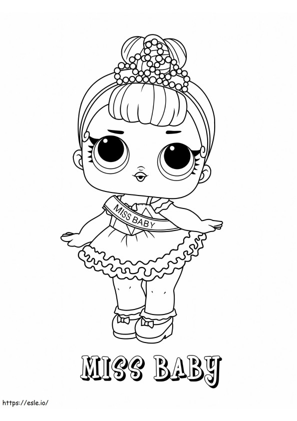 Lol Dolls 007 coloring page