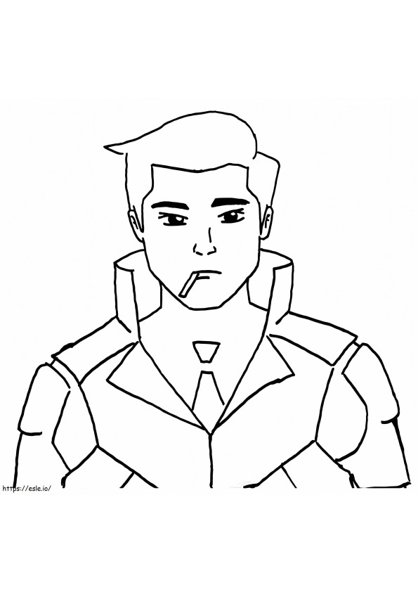 Rizwan From Agent Ali coloring page