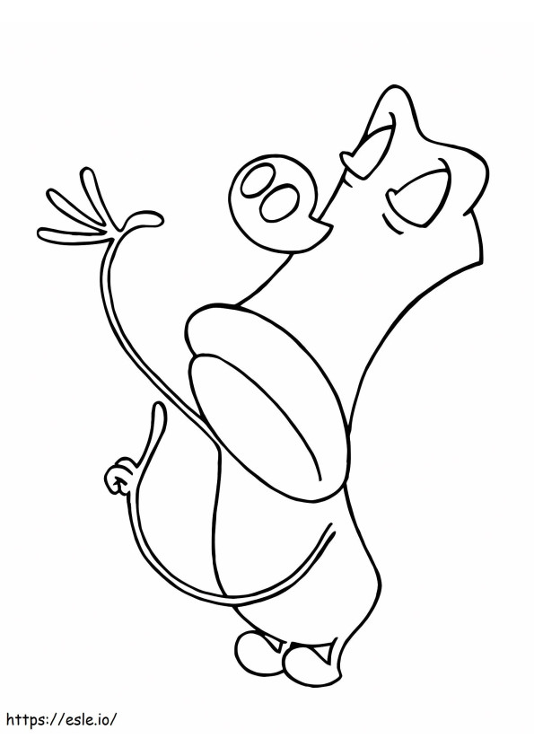 Free Ethno Polino coloring page