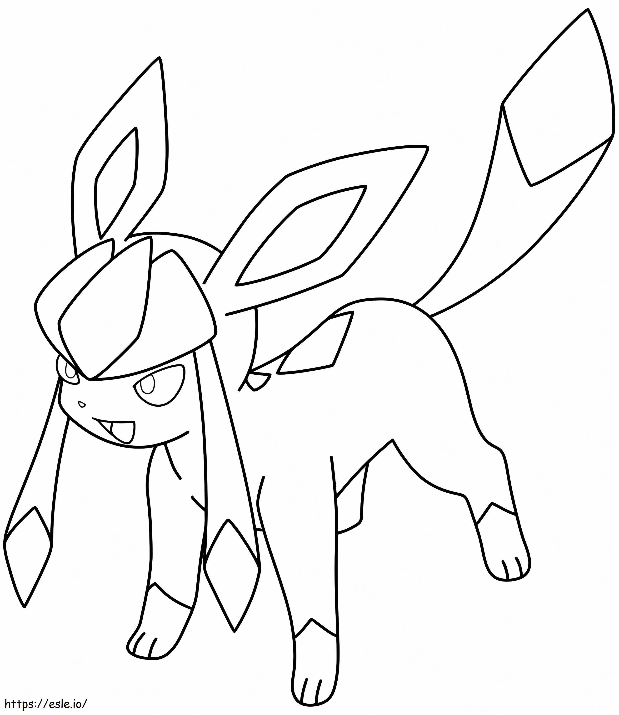 Glaceon 1 coloring page