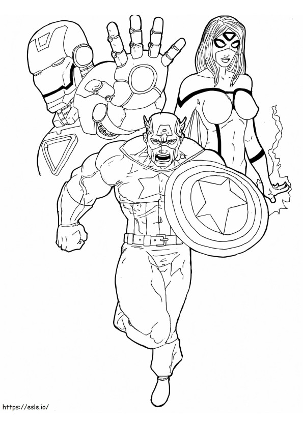 Avengers 6 coloring page