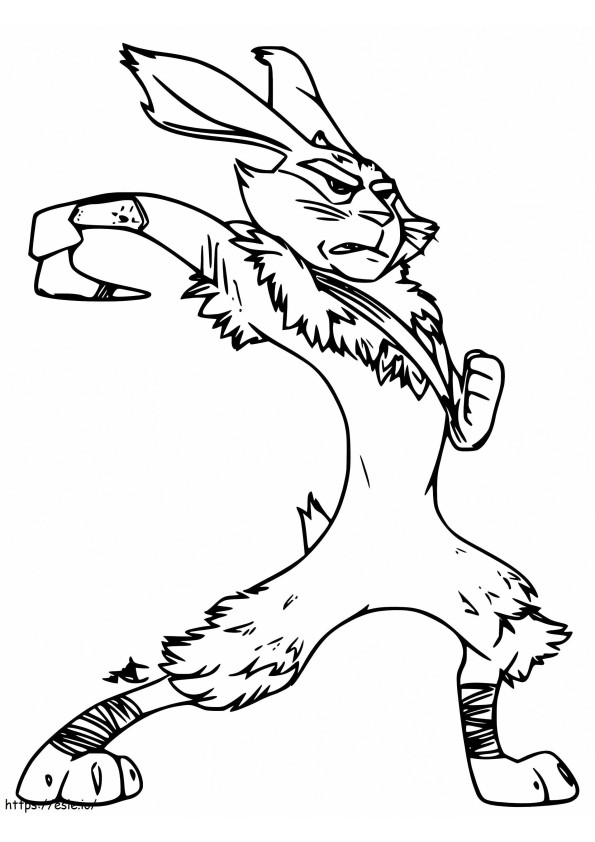 Bunnymund The Guardian Of Hope coloring page