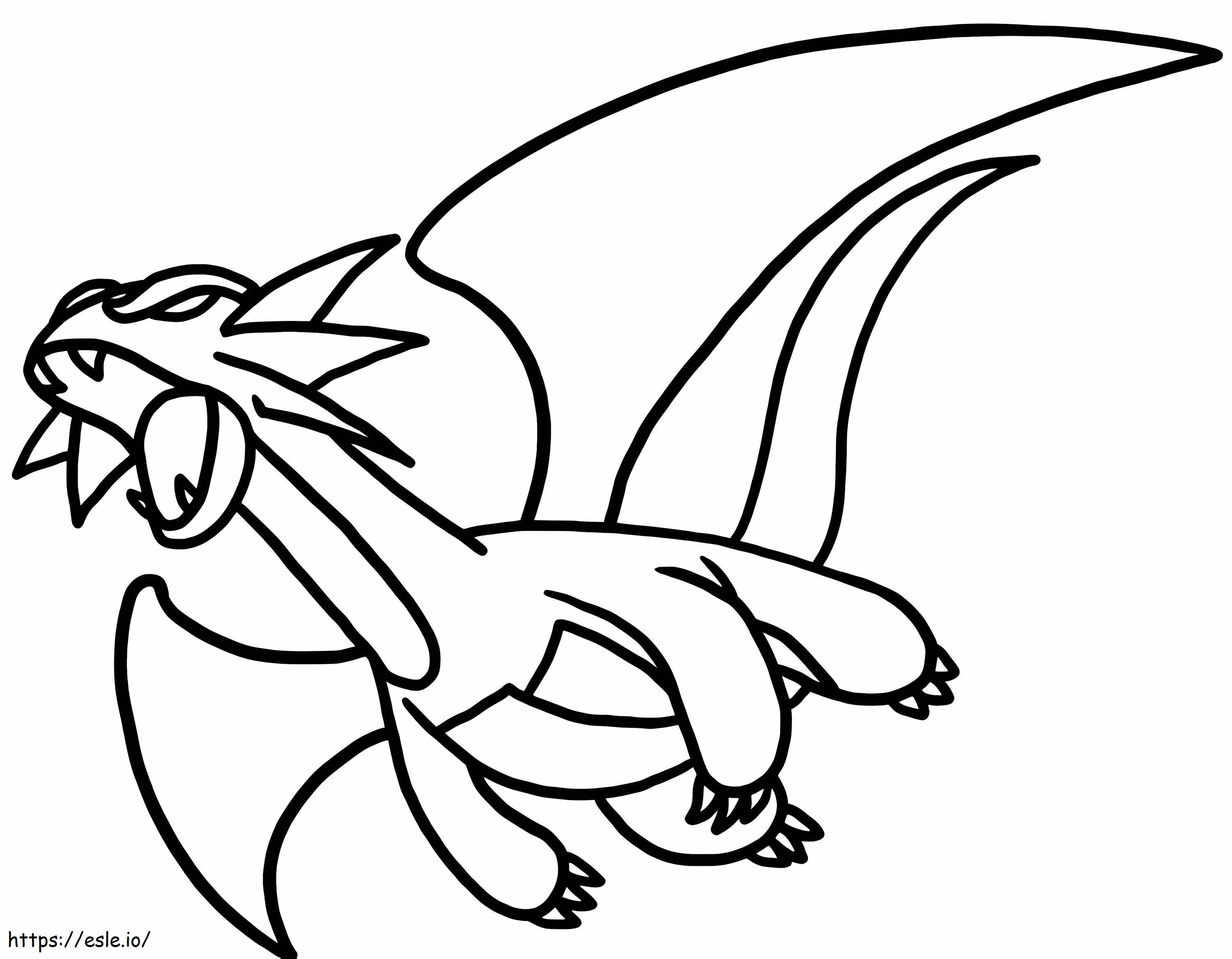 Salamence 5 coloring page