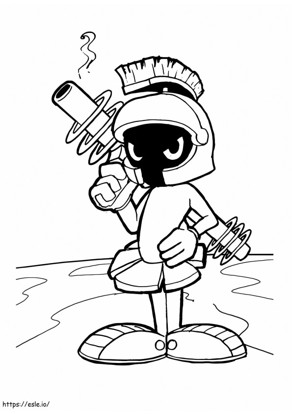 Marvin The Martian 7 coloring page