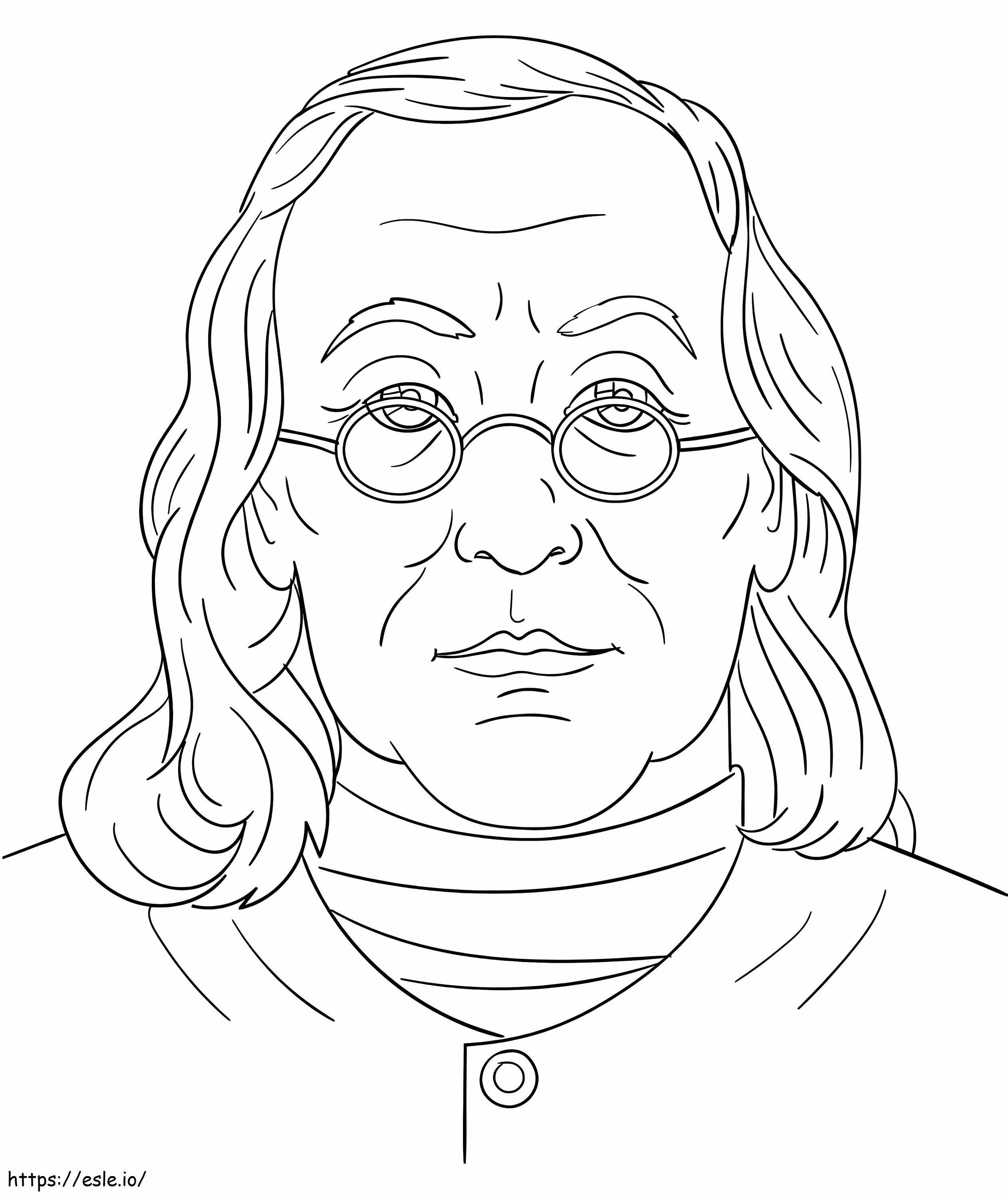 Benjamin Franklin 8 boyama