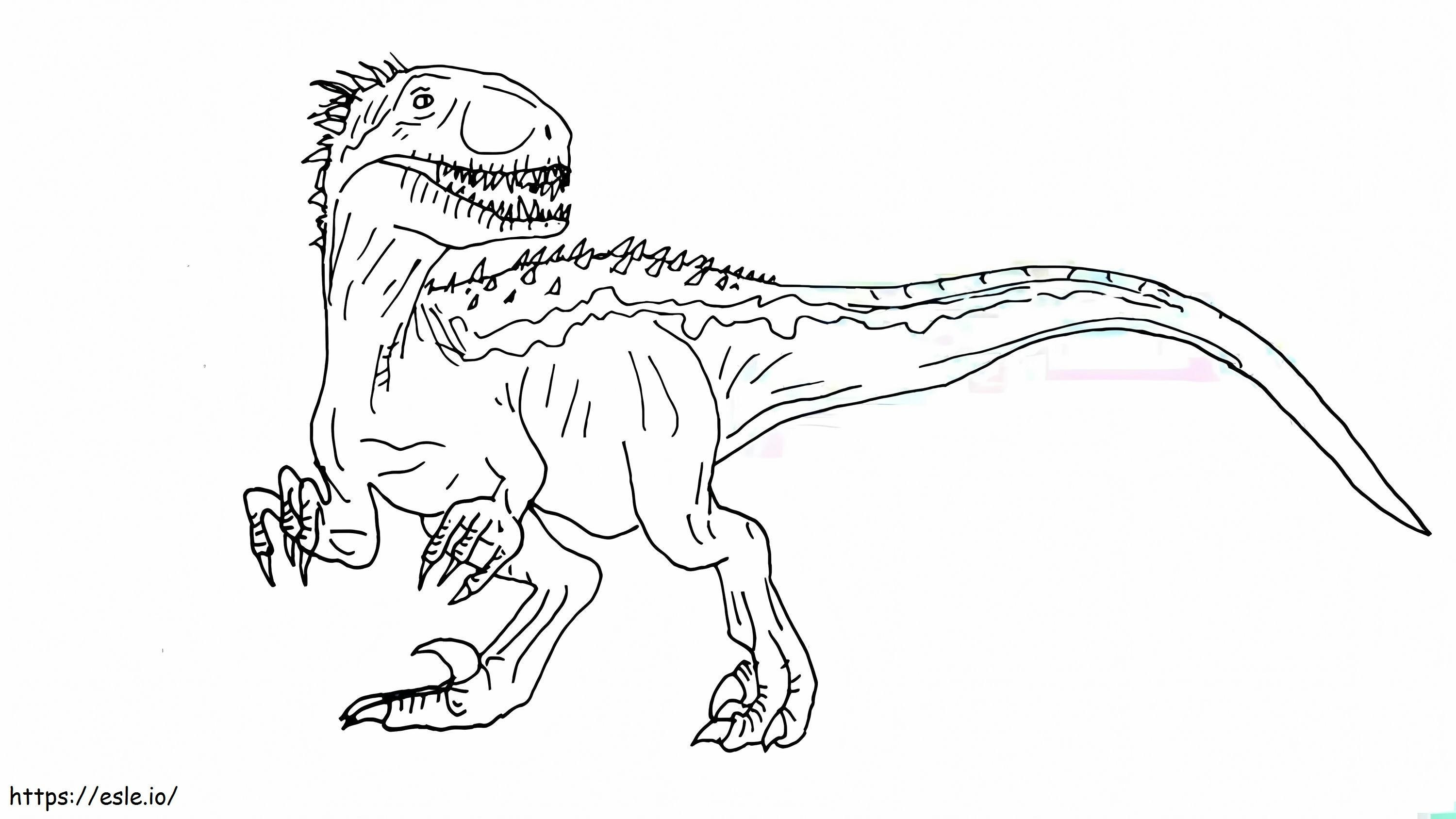 Medo Indoraptor para colorir