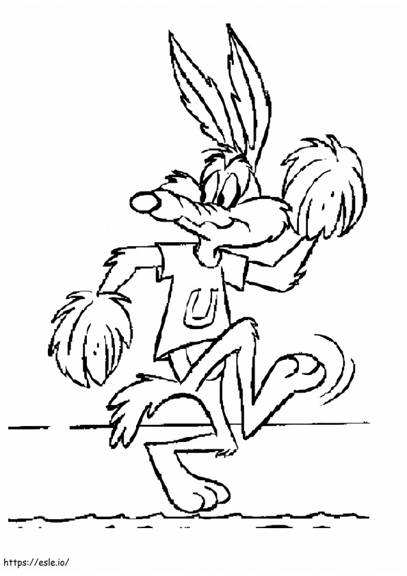 Wile E Coyote Free Printable coloring page