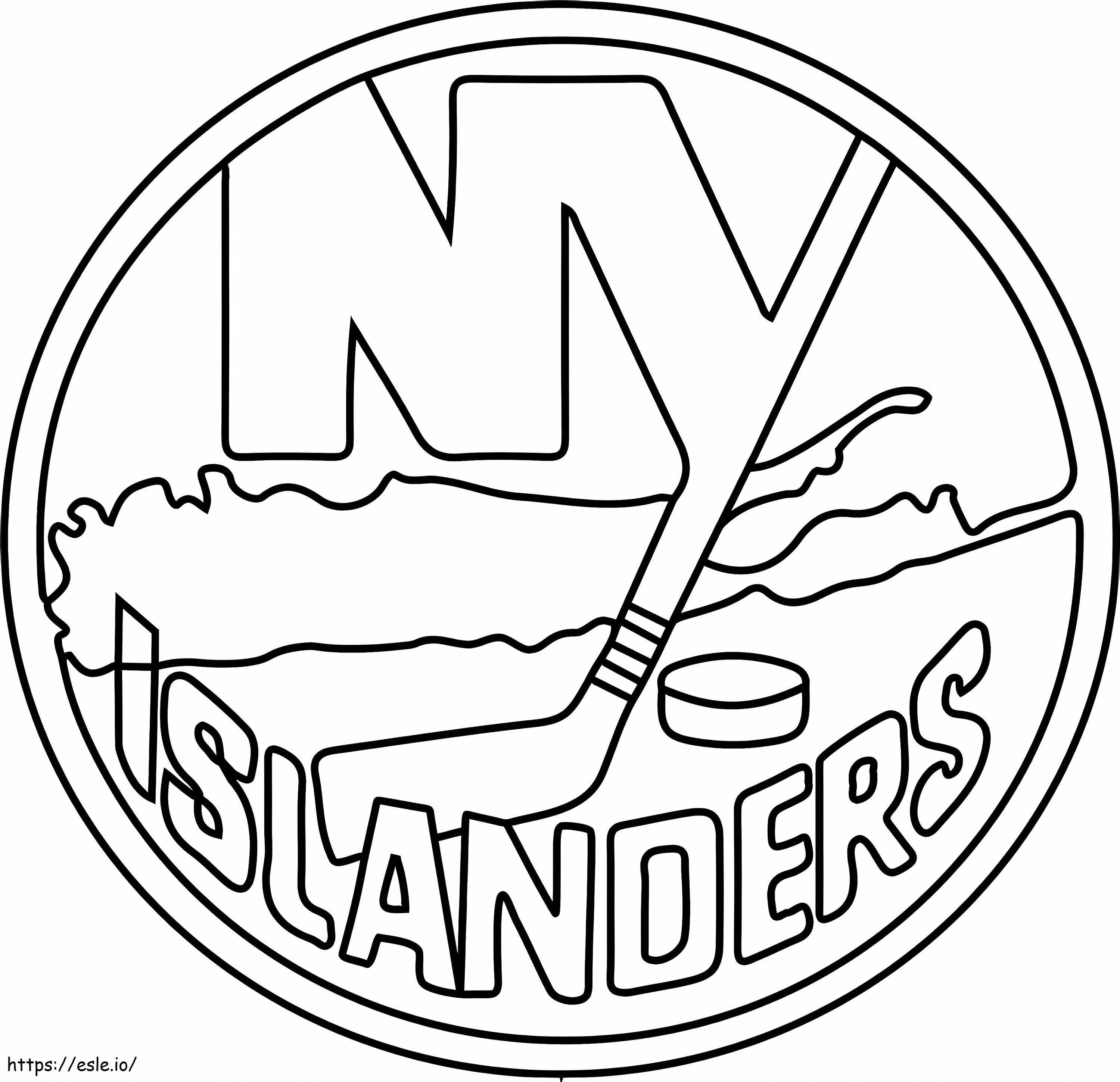 Logo Penduduk Pulau New York Gambar Mewarnai