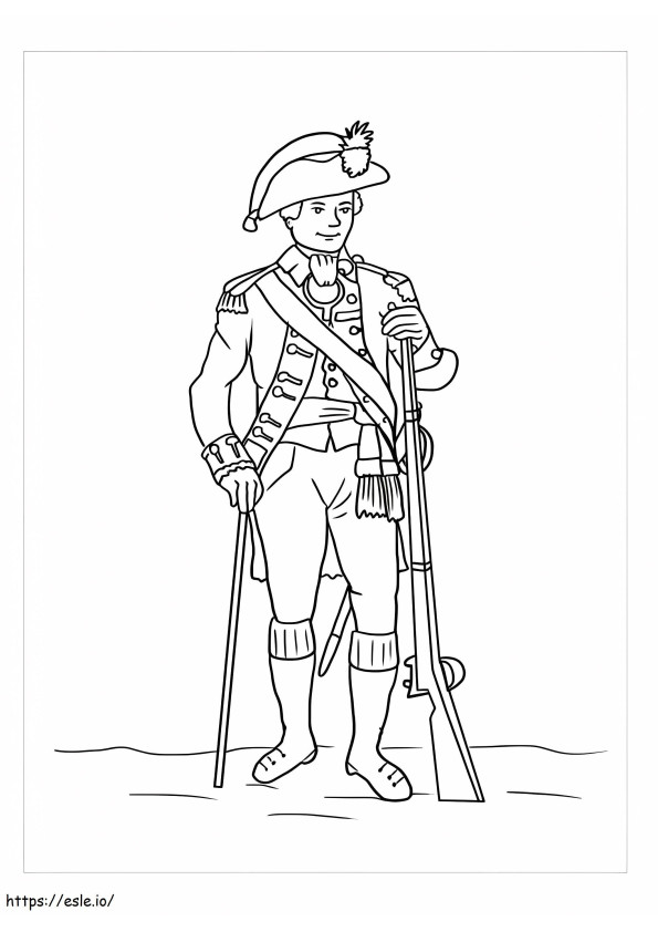 Coloriage Incroyable soldat à imprimer dessin