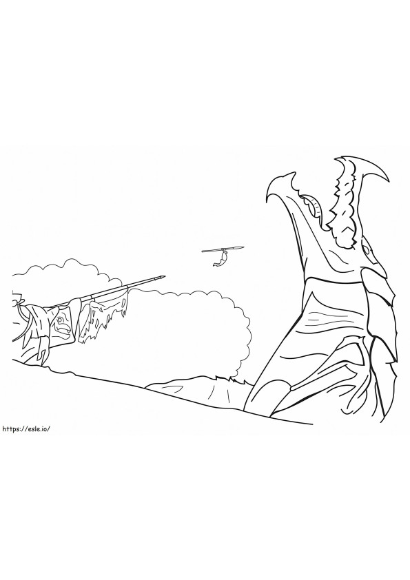 Netflix The Sea Beast coloring page