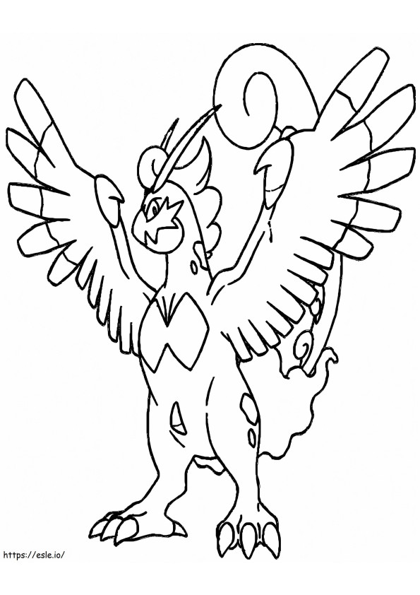 Tornadus Therian Form coloring page