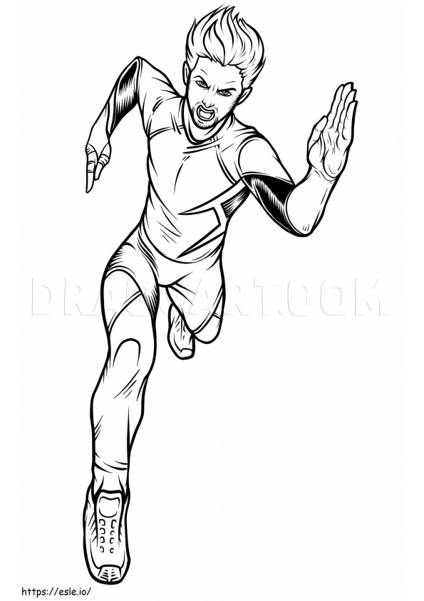 Awesome Quicksilver coloring page