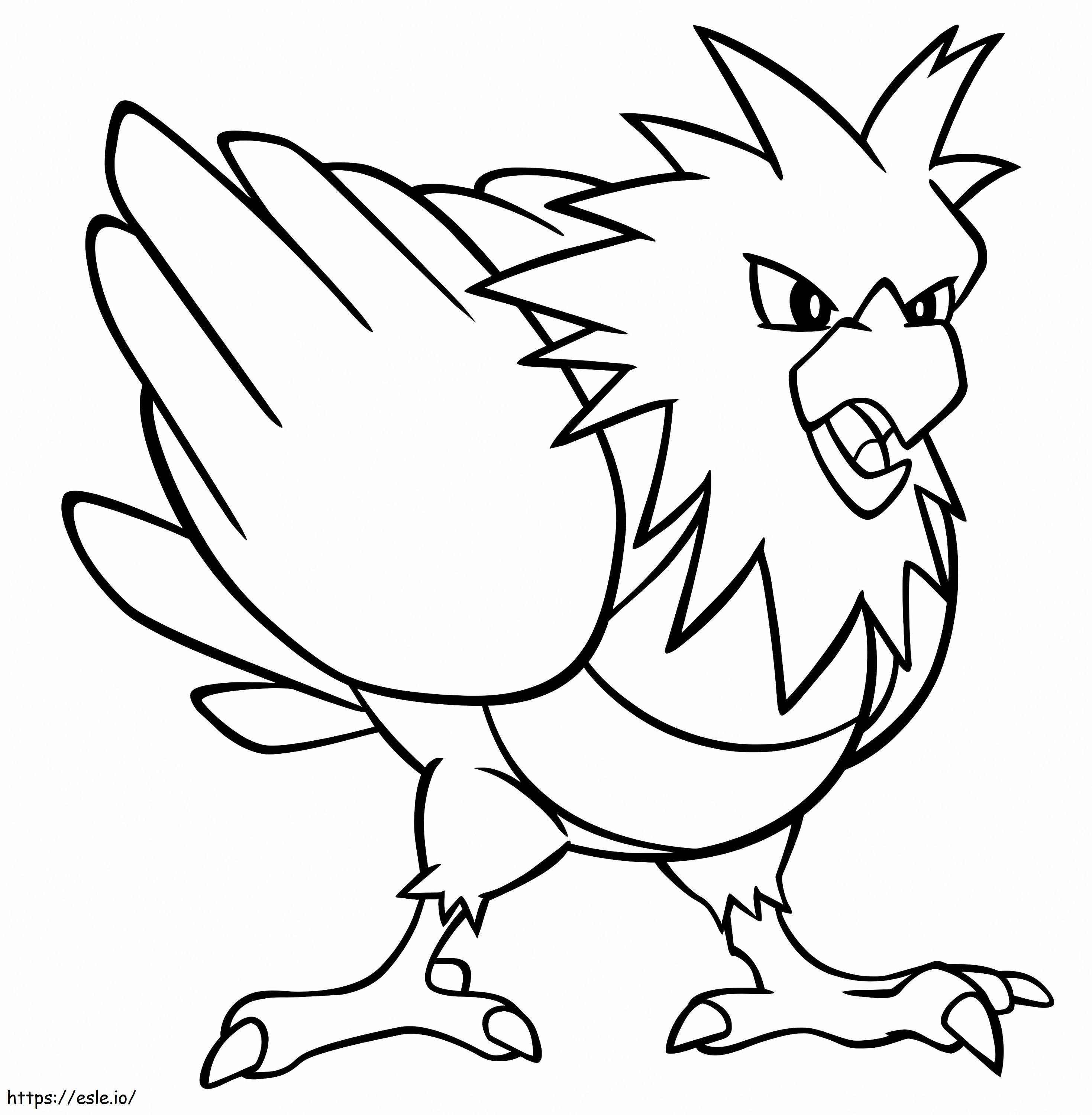 Pokemon Spearow coloring page