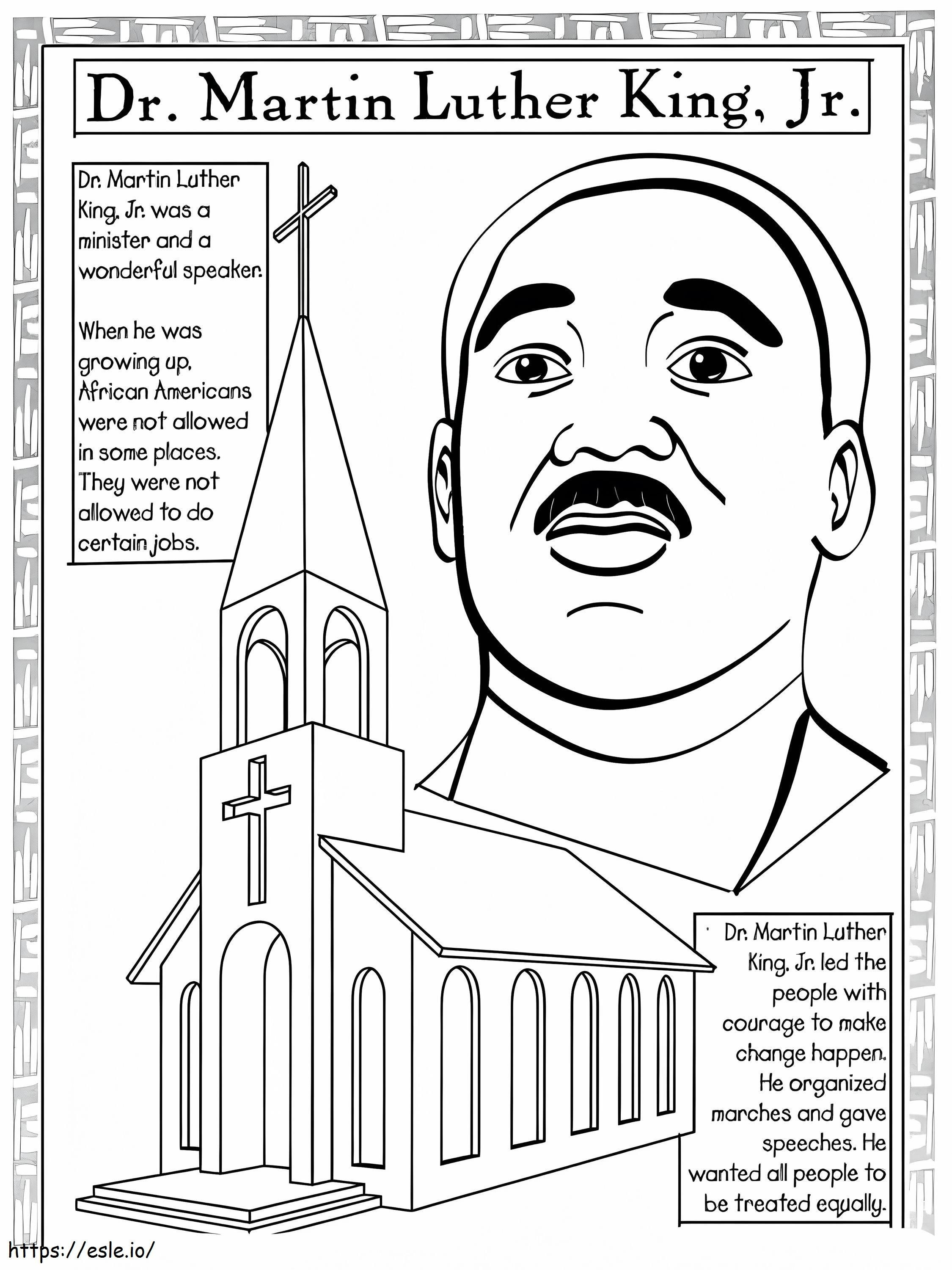Martin Luther King Jr. 3 ausmalbilder