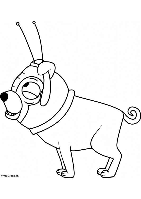 Zoltron From Pound Puppies coloring page