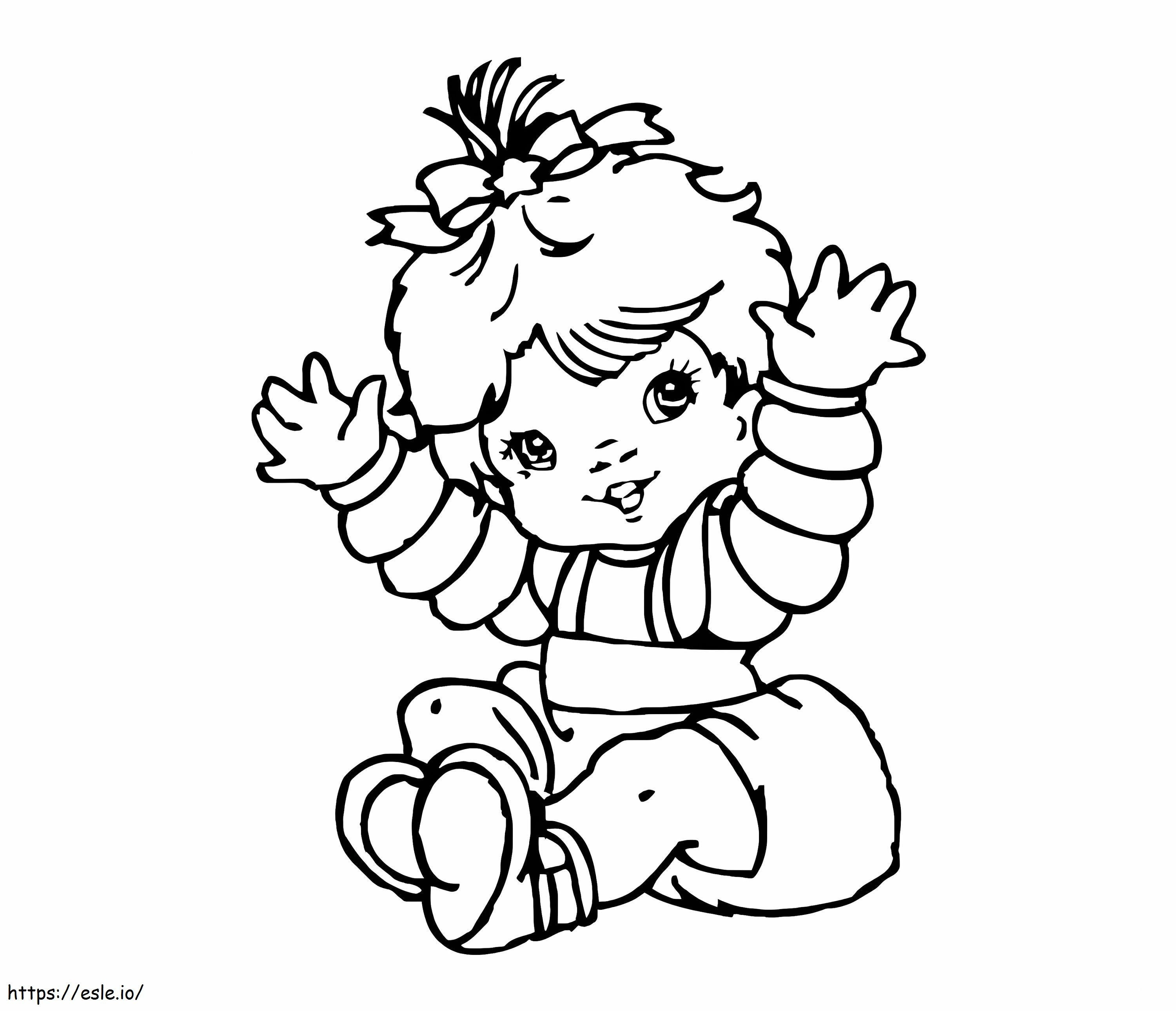 Seductive Cute Girl coloring page
