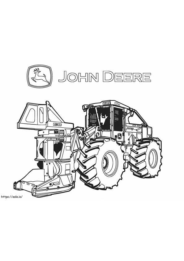 John Deere 5 coloring page