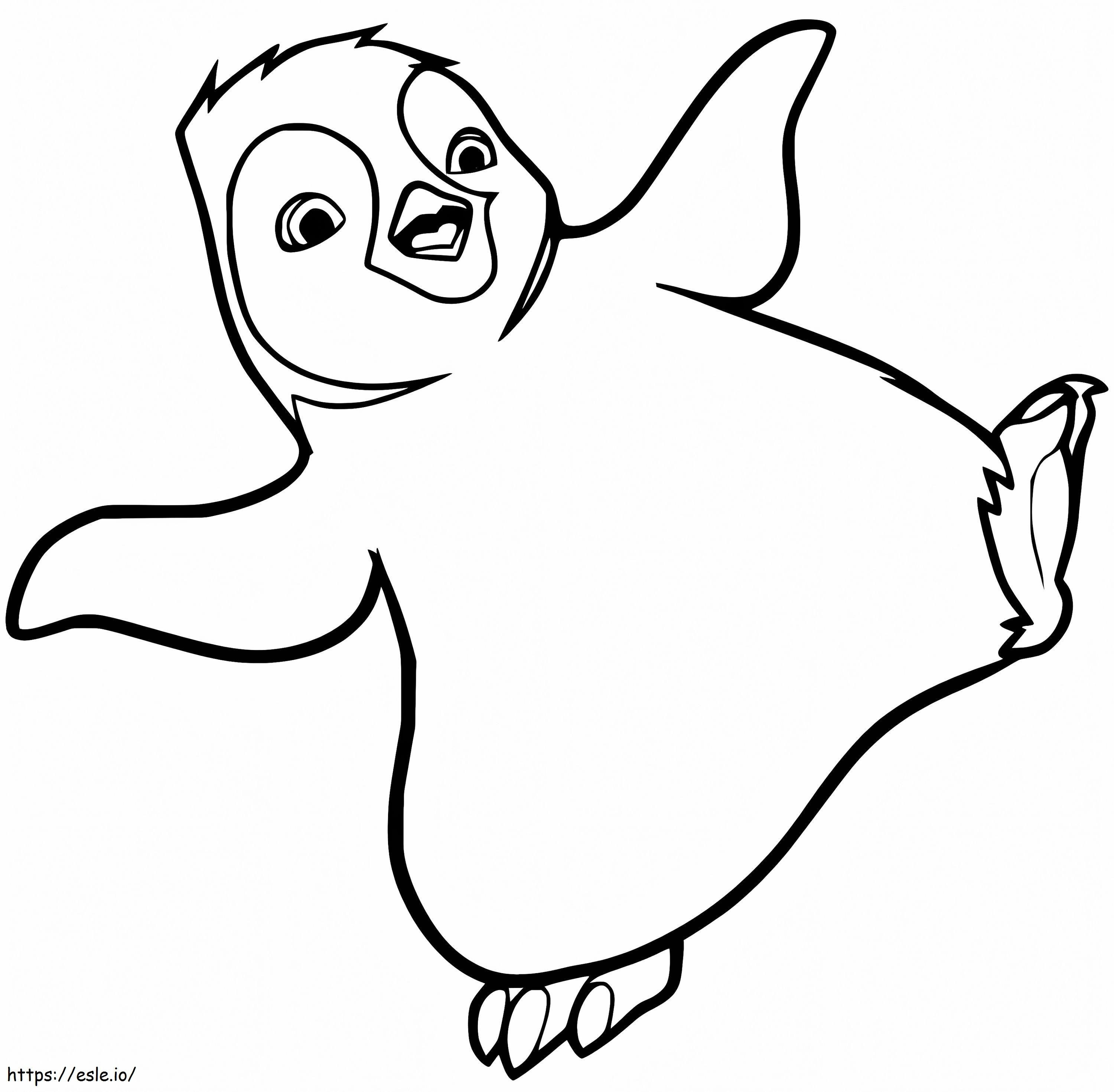 Erik From Happy Feet coloring page