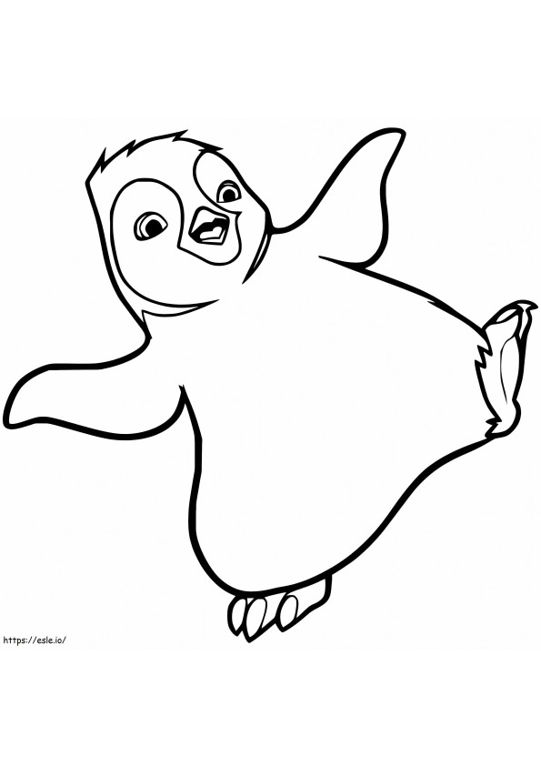 Erik From Happy Feet coloring page
