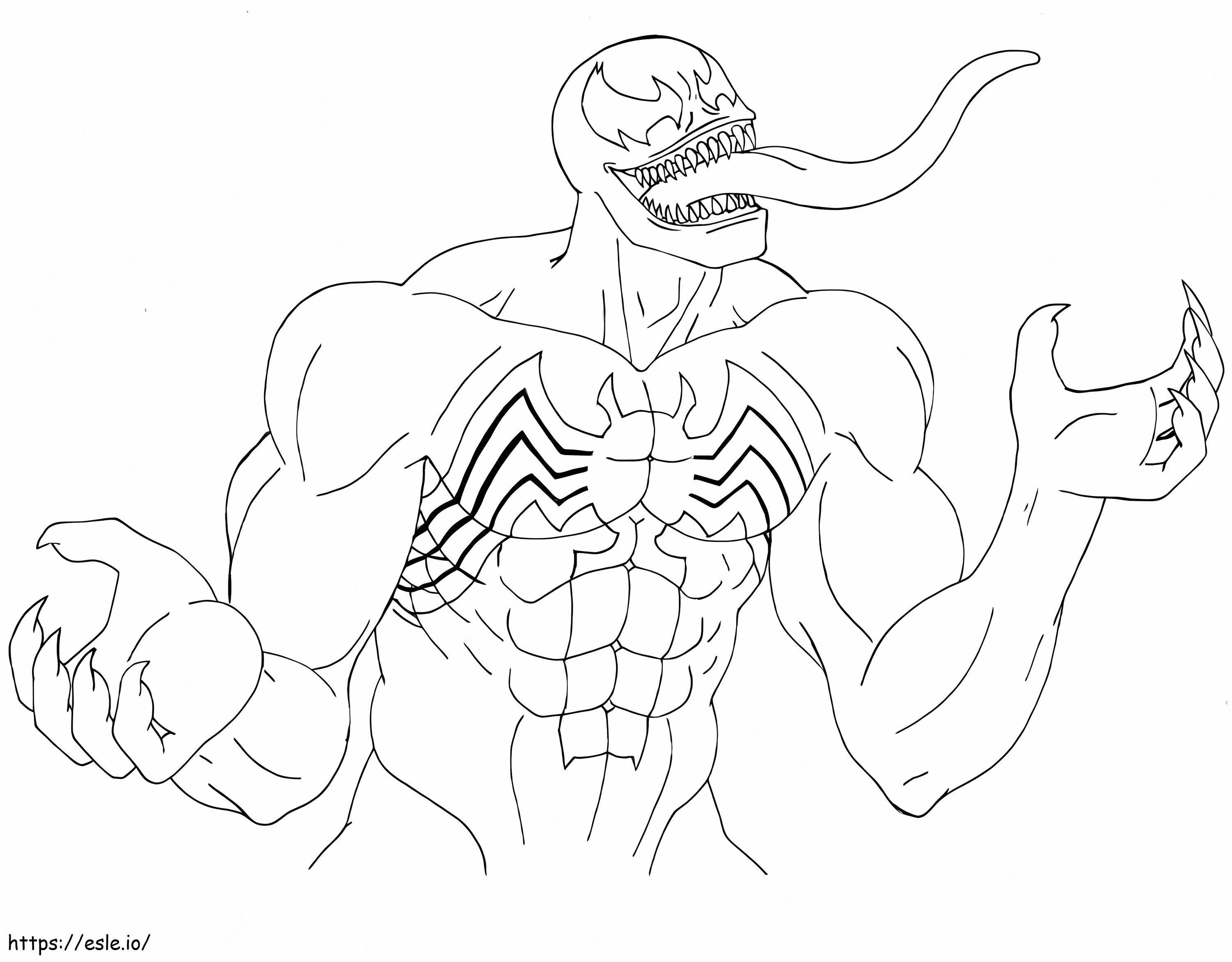 Venom mosolyog kifestő