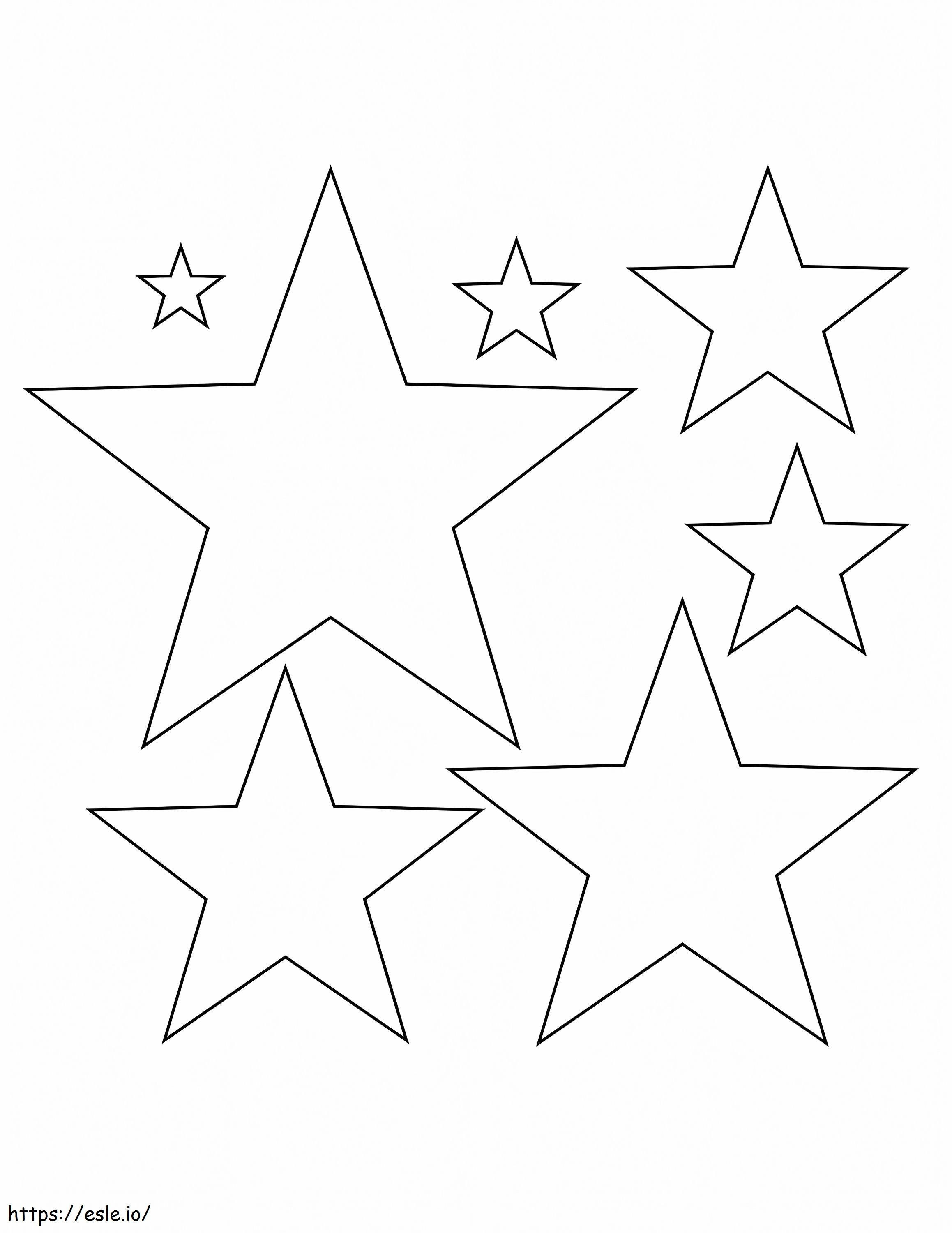 Coloriage Jolie étoile à imprimer dessin