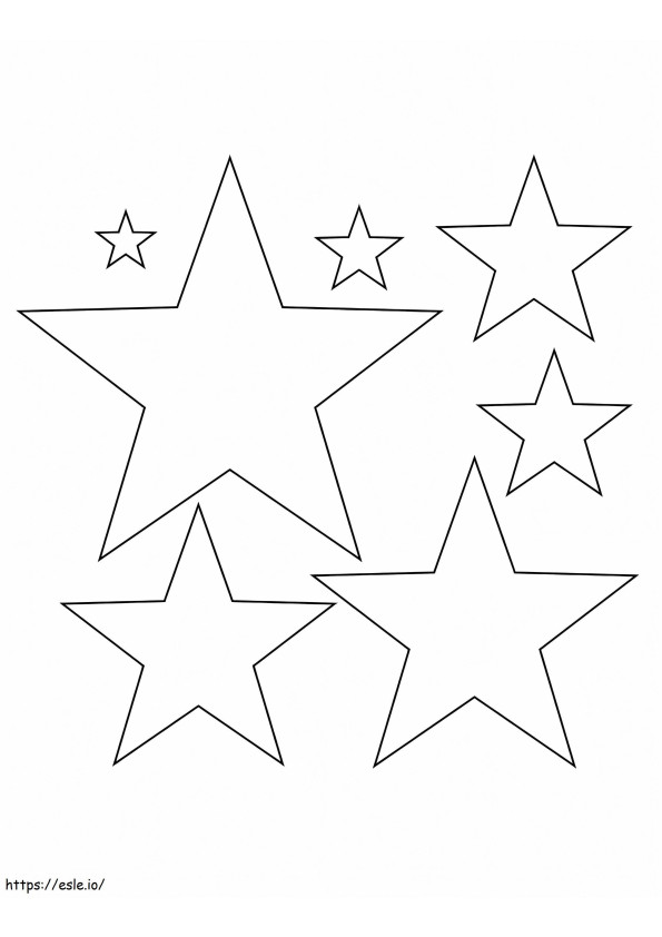 Coloriage Jolie étoile à imprimer dessin