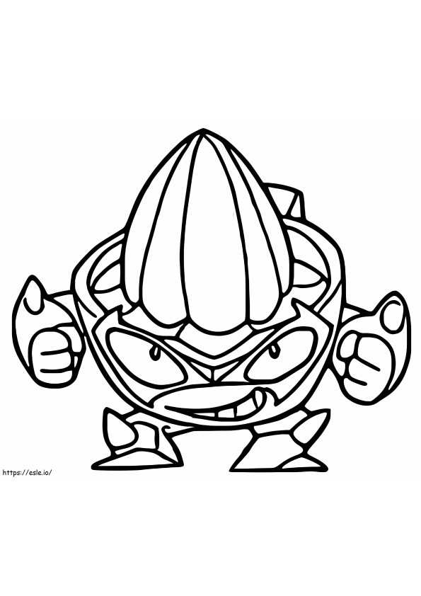 Jack The Juice Superzings coloring page
