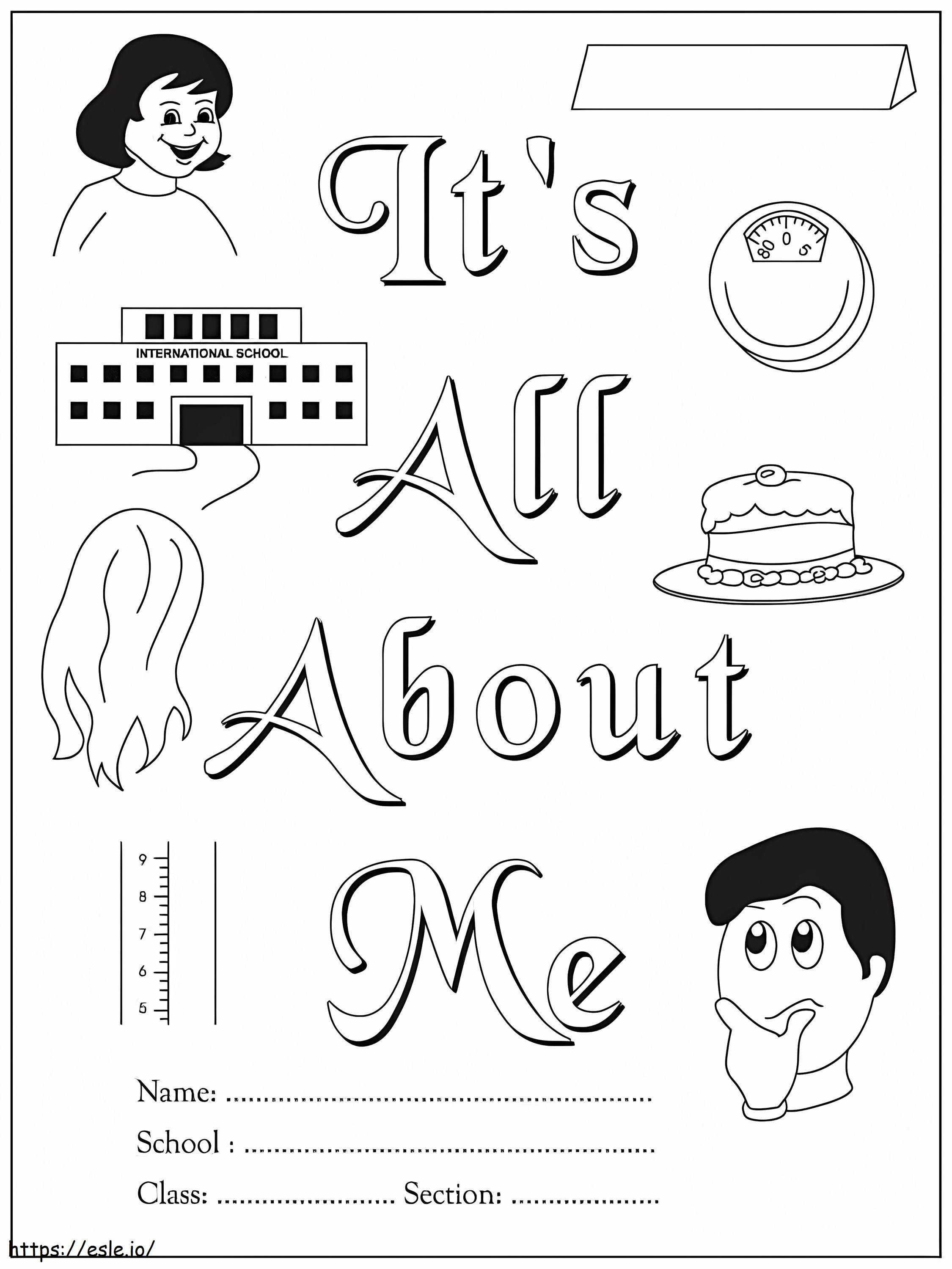 Its All About Me coloring page