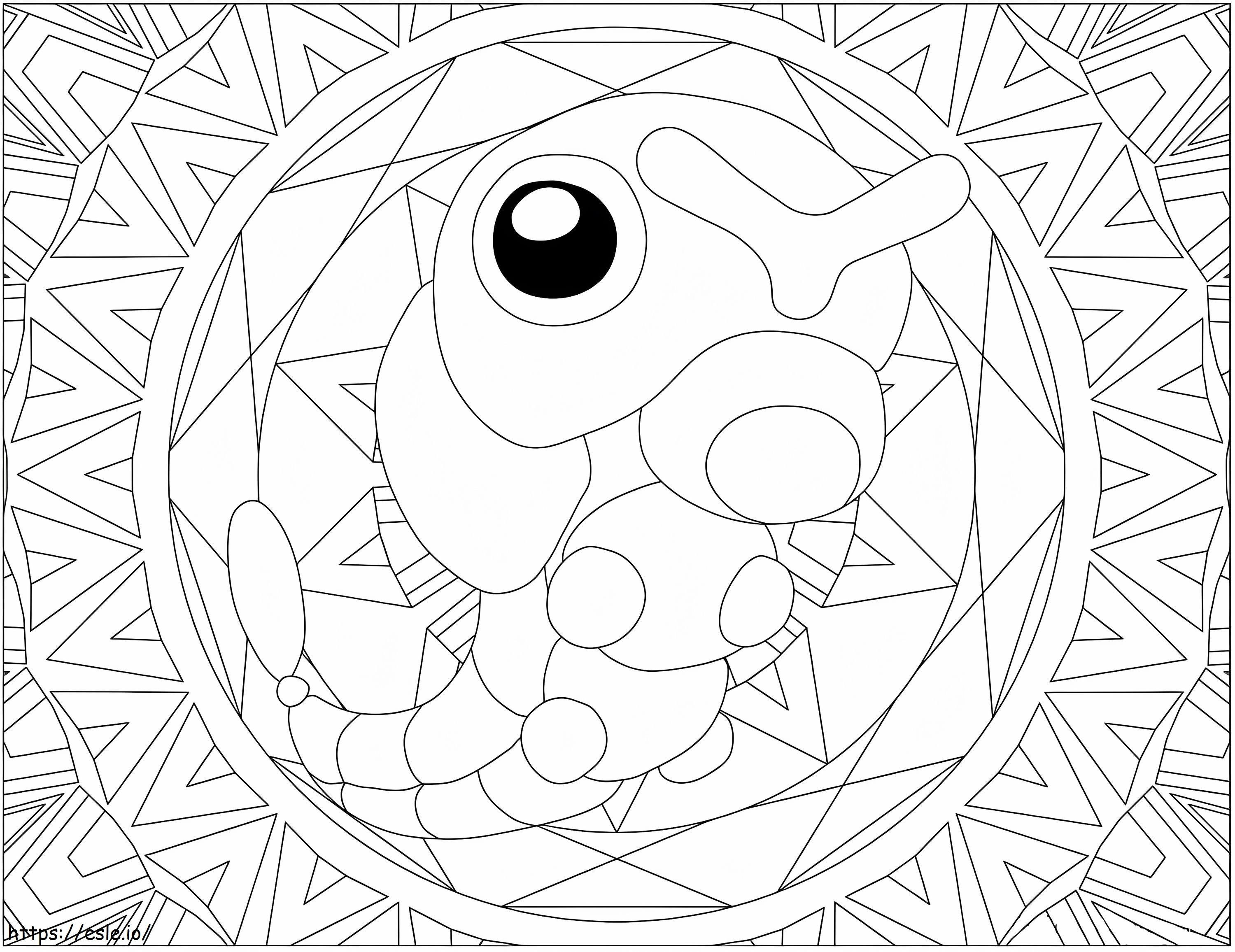 Pokémon Mandala 24 ausmalbilder
