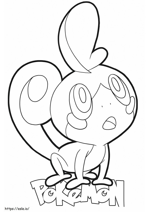 Sobble 2 coloring page