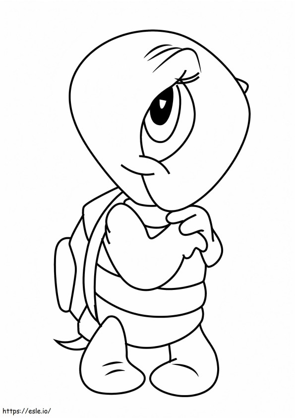Tyrone The Turtle coloring page