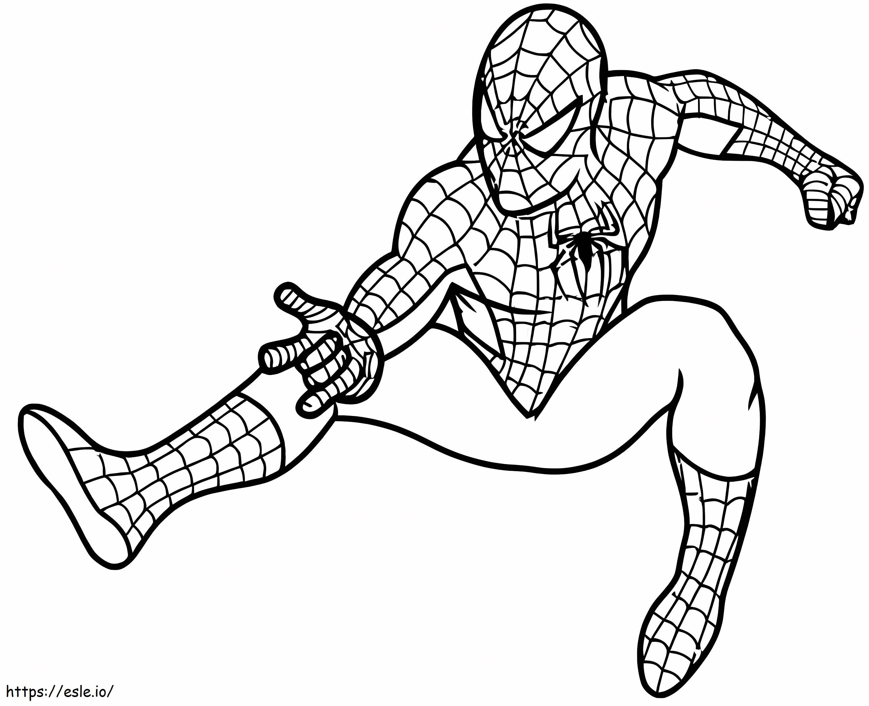 Gambar Spider Man Gratis Gambar Mewarnai