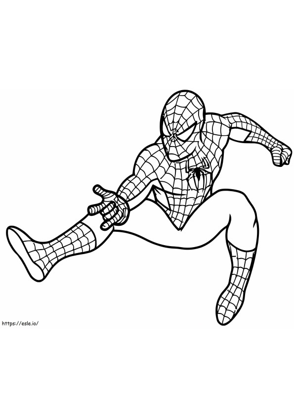 Gambar Spider Man Gratis Gambar Mewarnai