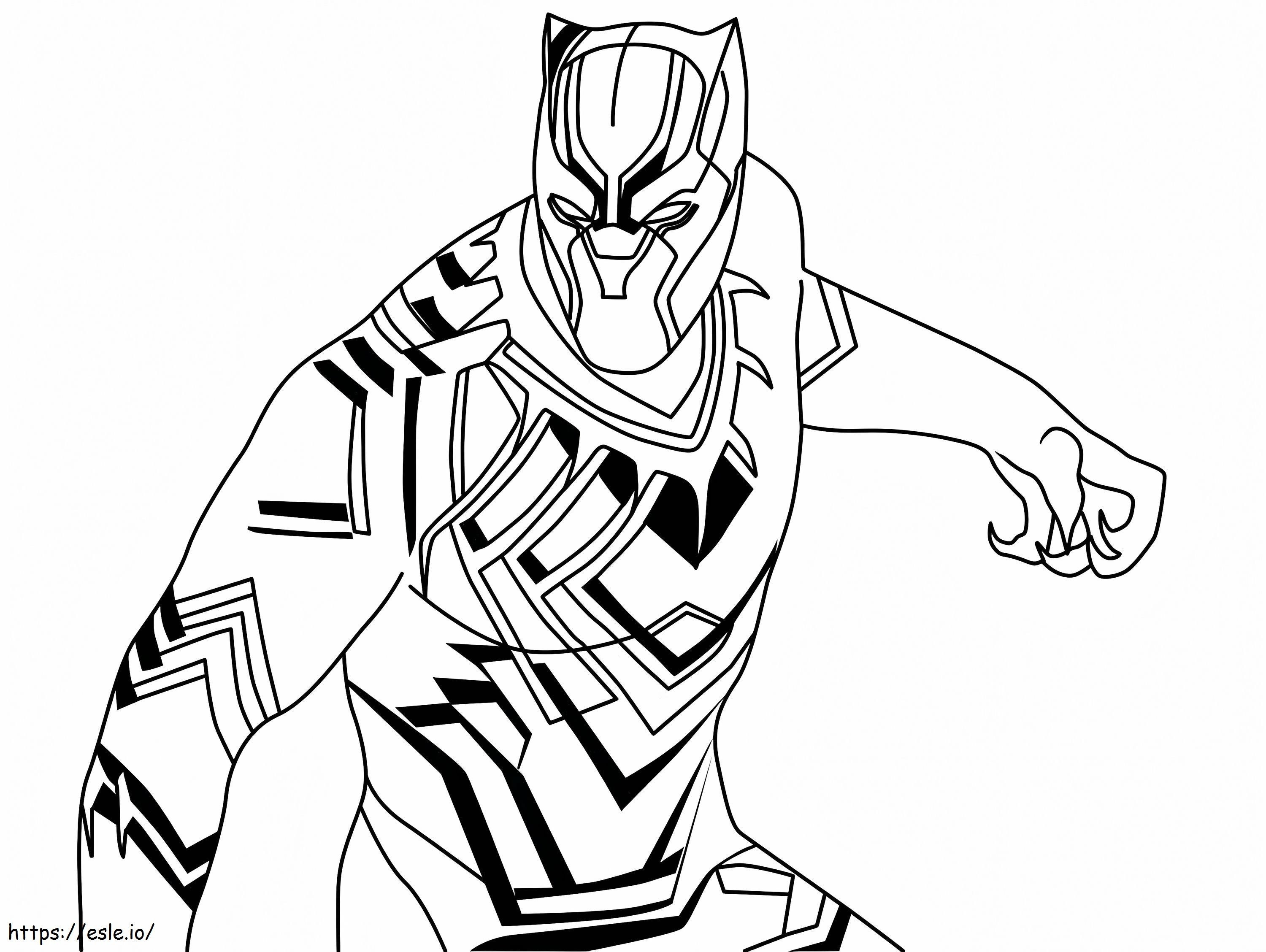 Black Panther Black Panther Printable 1 Printable Black Panther Colouring Sheets 1 coloring page